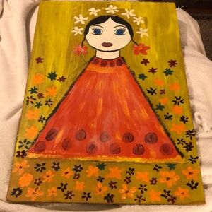 Colorful Folk Art Painting